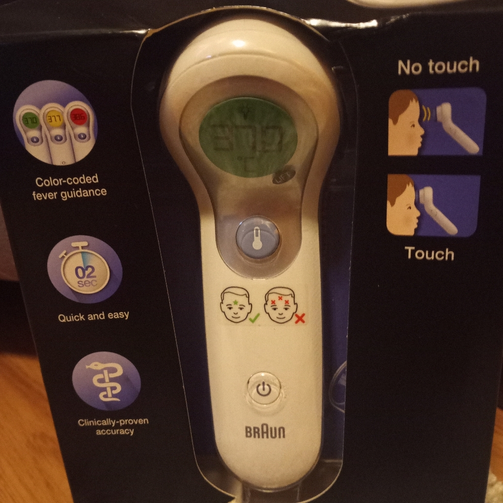 Braun Thermometer Touch + No Touch